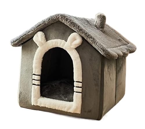 Hundebett Katzenbett Haustierbett Pet House Faltbares Schlafbett Warmes Katzennest Hundehütte Bett Kätzchenhöhle Sofa Welpenmatte All Seasons Universal Pet House Hundesofa Hundekorb (Color : C, Size von AMYSTY