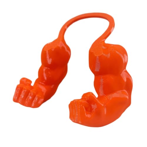 3D -Gedruckter Katzenmuskelarm mit Muskelkostümzubehör for Katzenliebhaber (Orange) von AMZLORD