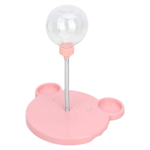 AMZLORD Katze und austretende -Ball-Selbstspielspielzeug lustiger interaktiver Feeder (Pink Bear) von AMZLORD