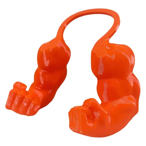 Katzenmuskelarm 3D -Gedruckter Nackenarm mit Muskel -Hausplay -Kostüm (orange) von AMZLORD
