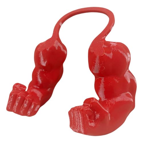 Katzenmuskelarm 3D -Gedruckter Nackenarm mit Muskel -Hausplay -Kostüm (rot) von AMZLORD