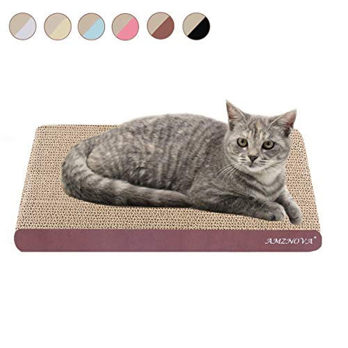 Amznova Kratzmatte für Katzen, Kratzunterlage, haltbar, recycelbare Pappe mit Katzenminze, 7 Farben und 2 Größen Amznova Kratzmatte für Katzen, Kratzunterlage, haltbar, recycelbare Pappe mit Katzenminze, 7 Farben und 2 Größen von AMZNOVA