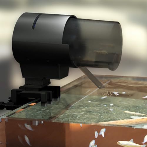 AMZTEMU 210ML Automatische Fischfutterautomaten, Aquarium Fisch Feeder, Futterautomat Aquarium, Fischfutterautomat für Aquarium Teich Urlaub -Schwarz AMZTEMU 210ML Automatische Fischfutterautomaten, Aquarium Fisch Feeder, Futterautomat Aquarium, Fischfutterautomat für Aquarium Teich Urlaub -Schwarz von AMZTEMU