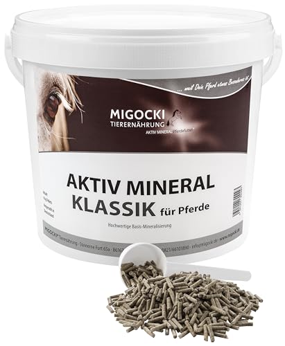 MIGOCKI AKTIV Mineral Klassik - Hochwertiges Mineralfutter für Pferde mit Zink, Selen, Mangan 4kg von ANDRÉ MIGOCKI TIERERNÄHRUNG