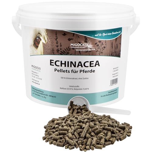 MIGOCKI ECHINACEA – 1,5 kg – für Pferde – Reine Kräuter ohne Zusatzstoffe - Pellets von MIGOCKI