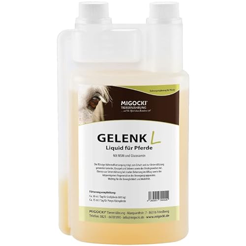 MIGOCKI GELENK Liquid für Pferde Ergänzungsfuttermittel mit MSM und Glucosamin 1000 ml MIGOCKI GELENK Liquid für Pferde Ergänzungsfuttermittel mit MSM und Glucosamin 1000 ml von MIGOCKI
