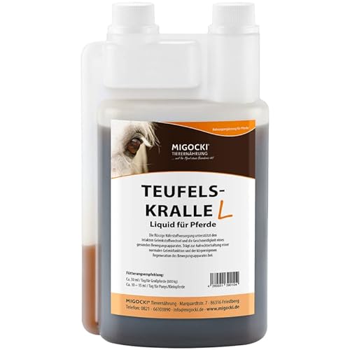 MIGOCKI TEUFELSKRALLE Liquid für Pferde Ergänzungsfuttermittel 1000 ml von ANDRÉ MIGOCKI TIERERNÄHRUNG