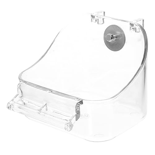 ANDRESLAD 1satz Hängende Vogelbadewanne Für Papageien Mehrzweck-duschbox Aus Hochwertigem Material Sicher Leicht Zu Reinigen Für Stressabbau Transparentes Design Für Kleine Vögel ANDRESLAD 1satz Hängende Vogelbadewanne Für Papageien Mehrzweck-duschbox Aus Hochwertigem Material Sicher Leicht Zu Reinigen Für Stressabbau Transparentes Design Für Kleine Vögel von ANDRESLAD