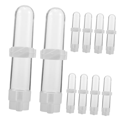 ANDRESLAD 10 Stück Teiliges Automatisches Vogel Kunststoff Trinkflasche für Papageien Wellensittiche Nymphensittiche Lovebirds und Kleine Vögel Auslaufsicher Langlebig und Benutzerfreundlich ANDRESLAD 10 Stück Teiliges Automatisches Vogel Kunststoff Trinkflasche für Papageien Wellensittiche Nymphensittiche Lovebirds und Kleine Vögel Auslaufsicher Langlebig und Benutzerfreundlich von ANDRESLAD