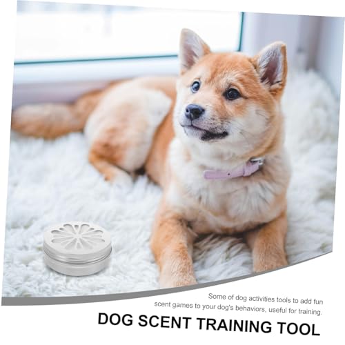 ANDRESLAD 10 Stück Teiliges Hundegeruch trainingsset Aluminium Duftdosen für Hundeschnüffeltraining Geruchserkennung und Stressabbau Beim Hundetraining Robust und Langlebig für von ANDRESLAD