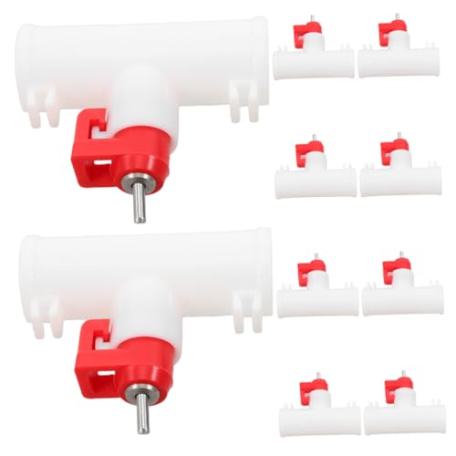 ANDRESLAD 10pcs Dual-Head Ball Ventil Hühner Wasserer Waterer Automatische Geflügelwässerungssystem Hühnchen-trinkbrunnen Geflügelwasserspender Für Bauernhöfe ANDRESLAD 10pcs Dual-Head Ball Ventil Hühner Wasserer Waterer Automatische Geflügelwässerungssystem Hühnchen-trinkbrunnen Geflügelwasserspender Für Bauernhöfe von ANDRESLAD