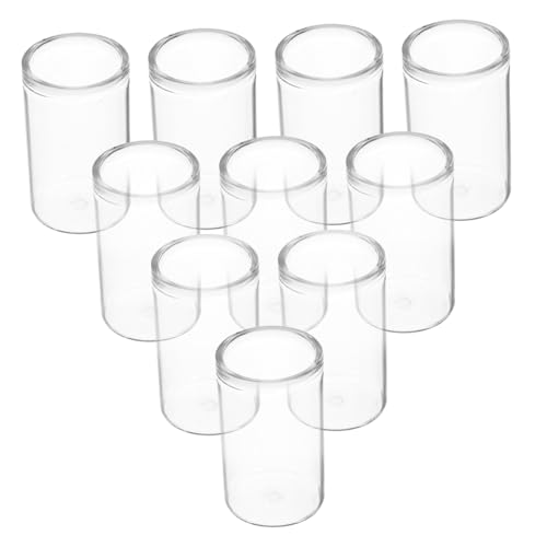 ANDRESLAD 10pcs Mini Glasspflanzbehälter Kleine Vasen Für Blumen Sukkulente Terrariumflaschen Mikrolandschaft Mini -Flaschen Für Innendekoration Transparente Hydroponikvasen von ANDRESLAD