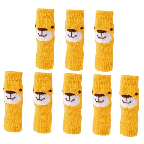 ANDRESLAD 2 Sätze Niedliche Hundesocken für Kleine Hunde rutschfeste Hautfreundliche Pfotenschutzsocken Bequem und Sicher für Indoor Outdoor aktivitäten von ANDRESLAD