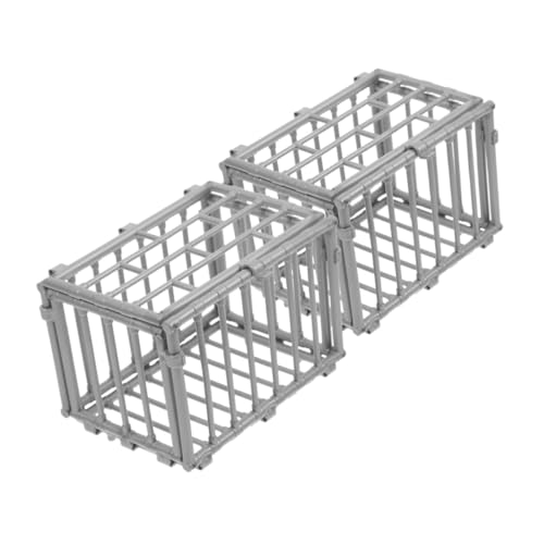 ANDRESLAD 2 Stück Mini DIY Käfig Modell aus Langlebigem Abs Miniatur Haustiergehege für Kreative Bastelprojekte Multifunktionaler Kleiner Käfig für Puppenhausdeko und Aufbewahrung Kleiner ANDRESLAD 2 Stück Mini DIY Käfig Modell aus Langlebigem Abs Miniatur Haustiergehege für Kreative Bastelprojekte Multifunktionaler Kleiner Käfig für Puppenhausdeko und Aufbewahrung Kleiner von ANDRESLAD