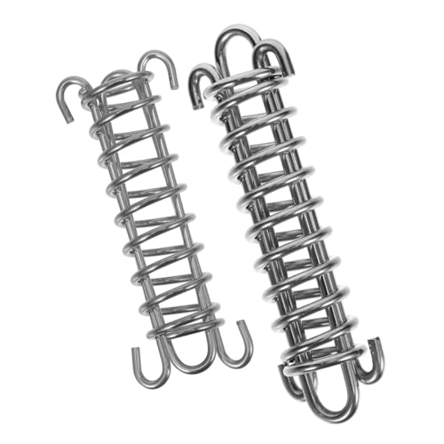 ANDRESLAD 2 Stück Teiliges Hundeleinen federdämpfer Edelstahl Stoßabsorbierend Heavy Duty Bungee Leine für Große Hunde für Outdoor aktivitäten und Camping Strapazierfähig und Langlebig von ANDRESLAD