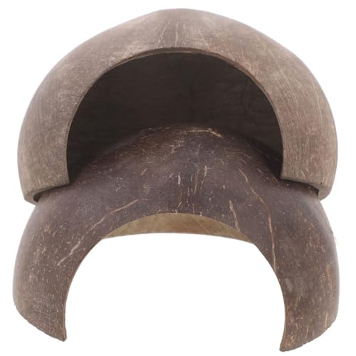 ANDRESLAD 2 Stück Teiliges Reptilienversteck aus Verschleißfestem Harz Naturlook Terrariumdeko Sicheres Kleines Hideout für Schildkröten Geckos Amphibien Geeignet für Hermit Crab Tank und ANDRESLAD 2 Stück Teiliges Reptilienversteck aus Verschleißfestem Harz Naturlook Terrariumdeko Sicheres Kleines Hideout für Schildkröten Geckos Amphibien Geeignet für Hermit Crab Tank und von ANDRESLAD