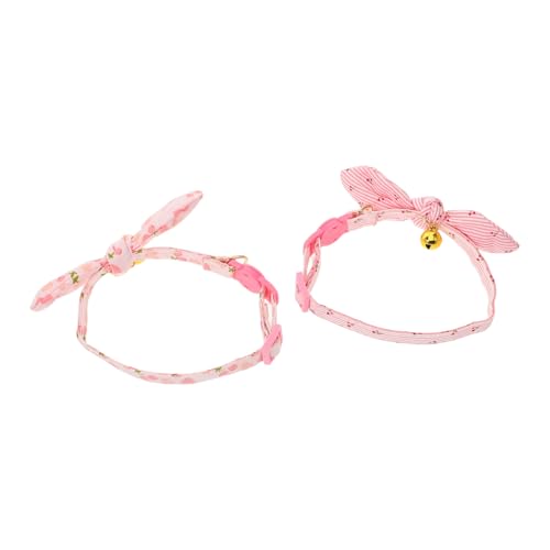 ANDRESLAD 2 Stück Verstellbares Haustierhalsband mit Glocke Dekoratives Hundehalsband für Kleine Hunde und Katzen Süßes Schmuckzubehör für Welpen für Valentinstag und Fotoshootings ANDRESLAD 2 Stück Verstellbares Haustierhalsband mit Glocke Dekoratives Hundehalsband für Kleine Hunde und Katzen Süßes Schmuckzubehör für Welpen für Valentinstag und Fotoshootings von ANDRESLAD