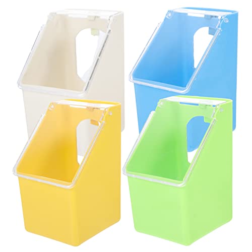 ANDRESLAD 4er Set Multifunktionale Hängeboxen Für Tauben Futter Und Wasserschalen Für Vögel Vogelkäfig Zubehör Und von ANDRESLAD