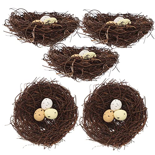 ANDRESLAD 5St Simuliertes Vogelnest Gewebtes Vogelnest Vogelnester zum Basteln Kleine Vogelnestdekoration Zubehör für Vogelkäfige gartendeko vogelhaus Vögel-Ei-Dekoration Vogel- Harz ANDRESLAD 5St Simuliertes Vogelnest Gewebtes Vogelnest Vogelnester zum Basteln Kleine Vogelnestdekoration Zubehör für Vogelkäfige gartendeko vogelhaus Vögel-Ei-Dekoration Vogel- Harz von ANDRESLAD
