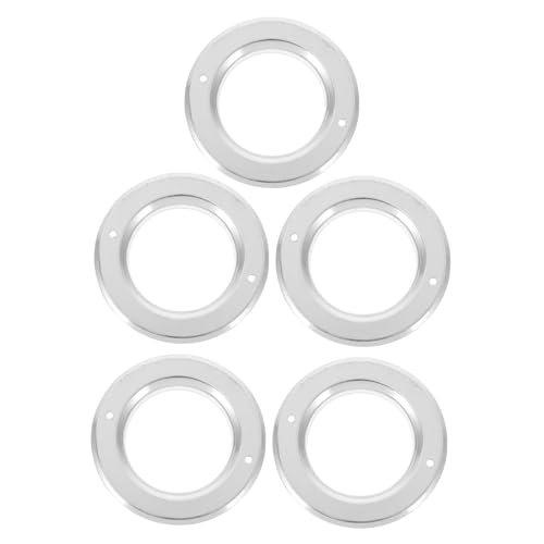 ANDRESLAD 5stücke Pack Edelstahl-Ringe Für Nistkästen Anti-Biss Schutz Für Papageien Brutbox Langlebige Metall-Riegel Für Vogelhaus Zugangsöffnungen Sicherer Lebensraum Und Wohlbefinden von ANDRESLAD