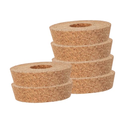 ANDRESLAD 6 Stück Korkdeckel mit Mittelloch für Glas pflanzgefäße Atmungsaktive Hydrokultur vasenverschlüsse Langlebige Korkstopfen für Terrarien DIY Mikro landschaftsflaschen ANDRESLAD 6 Stück Korkdeckel mit Mittelloch für Glas pflanzgefäße Atmungsaktive Hydrokultur vasenverschlüsse Langlebige Korkstopfen für Terrarien DIY Mikro landschaftsflaschen von ANDRESLAD