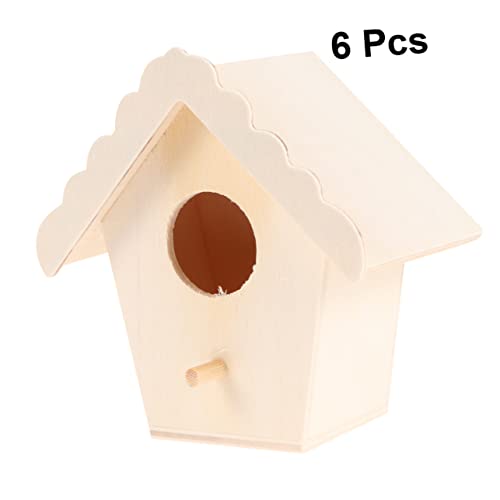 ANDRESLAD 6 Stück Vogelhäuschen Für Bemalt Basteln Dekoratives Vogelhäuschen Vogelhäuschen Unvollendete Vogelhäuschen Puzzle Vogelhäuschen Modell DIY Vogelkäfig Lernspielzeug ANDRESLAD 6 Stück Vogelhäuschen Für Bemalt Basteln Dekoratives Vogelhäuschen Vogelhäuschen Unvollendete Vogelhäuschen Puzzle Vogelhäuschen Modell DIY Vogelkäfig Lernspielzeug von ANDRESLAD