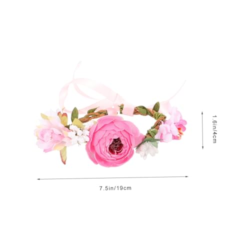 ANDRESLAD Blumenkranz Haustier Blumenkragen für und Hunde Atmungsaktiver Leichter Blumenkranz für Katzenwelpen und Kleine Hunde Dekoratives Komfortables Party zubehör von ANDRESLAD