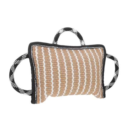 ANDRESLAD Dog Bite Pillow Flax Bite Toy Für Training Interaktives Hundespielzeug Robust Für Welpen Zerrspiel Fördert Bindung Konzentration ANDRESLAD Dog Bite Pillow Flax Bite Toy Für Training Interaktives Hundespielzeug Robust Für Welpen Zerrspiel Fördert Bindung Konzentration von ANDRESLAD