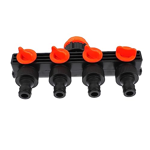 ANDRESLAD Garten- Bohrkunststoff-Vier-Wege-ventile-Splitter-bewässerungsschlauch-Controller von ANDRESLAD