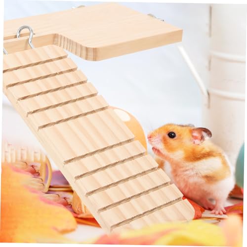 ANDRESLAD Hamster Holzplattform mit Wasserdichter Leiter Robustes Kletterspielzeug für Kleintiere Fördert Bewegung und Koordination für Käfig Haustier Stilvariante Zufällig ANDRESLAD Hamster Holzplattform mit Wasserdichter Leiter Robustes Kletterspielzeug für Kleintiere Fördert Bewegung und Koordination für Käfig Haustier Stilvariante Zufällig von ANDRESLAD