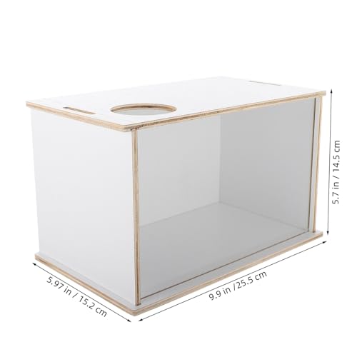 ANDRESLAD Hamster Sandbad Holz Badewanne mit Transparentem Design Chinchilla Sandbad Box Leicht Zu Reinigen Für Haustierpflege und Sandbäder Großes Sand badewannenhaus ANDRESLAD Hamster Sandbad Holz Badewanne mit Transparentem Design Chinchilla Sandbad Box Leicht Zu Reinigen Für Haustierpflege und Sandbäder Großes Sand badewannenhaus von ANDRESLAD