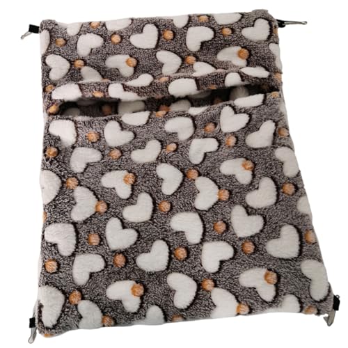 ANDRESLAD Hamster hängematte Kuscheliges Warmes Kleintierbett für Meerschweinchen und Hamster Weicher Schlafsack mit Kreativem Design Sicherer Schlafplatz für Jahreszeiten Haustierzubehör ANDRESLAD Hamster hängematte Kuscheliges Warmes Kleintierbett für Meerschweinchen und Hamster Weicher Schlafsack mit Kreativem Design Sicherer Schlafplatz für Jahreszeiten Haustierzubehör von ANDRESLAD