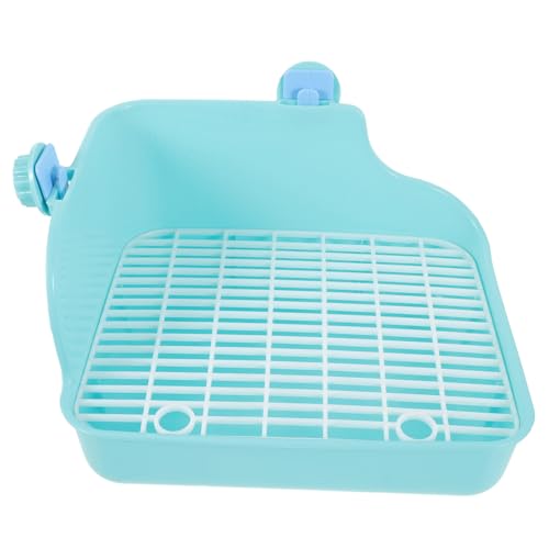 ANDRESLAD Haustier Toilette Eckig für Kleine Tiere Wie Kaninchen Hamster Meerschweinchen und Frettchen Langlebiger Pet Potty Trainer mit Wanddesign für Wohnung Garten zur Zufällige Farbe ANDRESLAD Haustier Toilette Eckig für Kleine Tiere Wie Kaninchen Hamster Meerschweinchen und Frettchen Langlebiger Pet Potty Trainer mit Wanddesign für Wohnung Garten zur Zufällige Farbe von ANDRESLAD