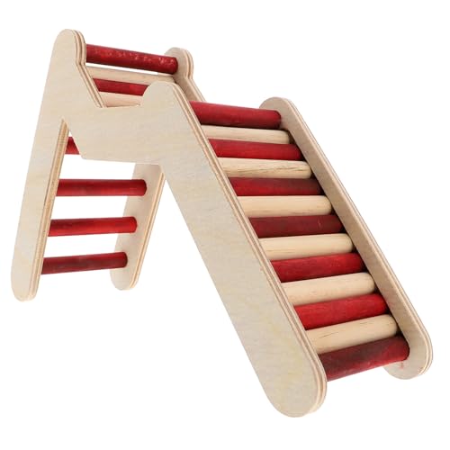 ANDRESLAD Holzleiter für Hamster und Chinchillas Mehrfarbiges Langlebiges Glattes Kletterspielzeug aus Natürlichem Holz für Kleintiere für Käfiggestaltung und Bewegungsspiel ANDRESLAD Holzleiter für Hamster und Chinchillas Mehrfarbiges Langlebiges Glattes Kletterspielzeug aus Natürlichem Holz für Kleintiere für Käfiggestaltung und Bewegungsspiel von ANDRESLAD