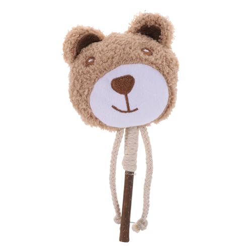 ANDRESLAD Interaktives Katzenspielzeug Silberrebe Kauspielzeug Stab mit Bärchen Design Leichtes Actinidia Polygama Teaser für Indoor Katzen zur Beschäftigung und Zahnpflege ANDRESLAD Interaktives Katzenspielzeug Silberrebe Kauspielzeug Stab mit Bärchen Design Leichtes Actinidia Polygama Teaser für Indoor Katzen zur Beschäftigung und Zahnpflege von ANDRESLAD