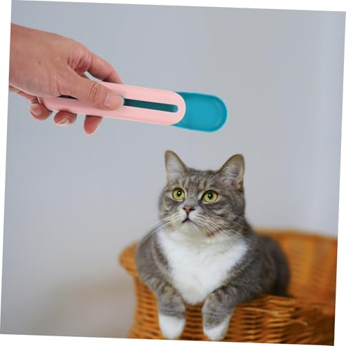 ANDRESLAD Katzenfutter löffel Kunststoff mit Quetschfunktion Leichter Futterspender für Katzenleckereien Praktisch für Nassfutter und Katzenstreifen Sichere Verarbeitung Einfach zu Reinigen von ANDRESLAD