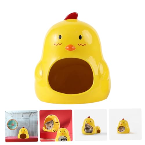 ANDRESLAD Keramik Haustiernest Kleintier Schlafhaus Hühnerform Niedlich Für Hamster Igel Kleine Haustiere Leicht Tragbar Robust ANDRESLAD Keramik Haustiernest Kleintier Schlafhaus Hühnerform Niedlich Für Hamster Igel Kleine Haustiere Leicht Tragbar Robust von ANDRESLAD