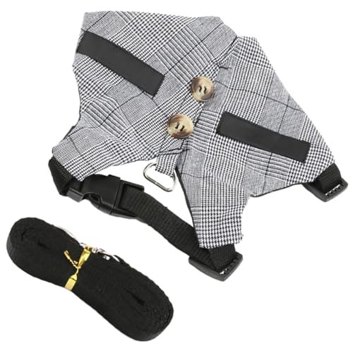 ANDRESLAD Kleintier Geschirr Set S Atmungsaktives Hamster Geschirr mit Leine Leichtes Bequemes Haustiergeschirr für Kaninchen und Kleine Haustiere für Spaziergänge und Outdoor aktivitäten von ANDRESLAD