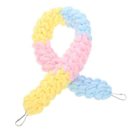 ANDRESLAD Kletterseil für Hamster und Ratten Drehbar und Biegsam Baumwoll Seil mit DREI Farben Hängend als Käfig deko und Kletterhilfe für Kleintiere und Eichhörnchen von ANDRESLAD
