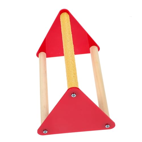 ANDRESLAD Natürliche Holz sitzstange für Papageien und Hühner Dreieckiger Kauspielplatz mit Integriertem Spiegel Robustes Vogelspielzeug Balance Bewegung und Beschäftigung im Käfig ANDRESLAD Natürliche Holz sitzstange für Papageien und Hühner Dreieckiger Kauspielplatz mit Integriertem Spiegel Robustes Vogelspielzeug Balance Bewegung und Beschäftigung im Käfig von ANDRESLAD
