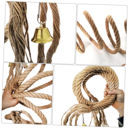 ANDRESLAD Papageien kletterseil aus Robustem Material Langlebiges für Mittelgroße bis Große Papageien Wie Graupapagei und Edelpapagei Sicheres Einfach zu Lagerndes Kletterspielzeug für von ANDRESLAD
