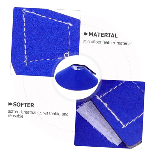 ANDRESLAD Parrot Bite Collar Anti Biss Halskragen für Papageien Schutzkragen Bequem Langlebig Fördert Wundheilung Beeinträchtigt Nicht Fressen und Trinken Blau von ANDRESLAD