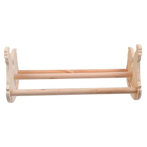 ANDRESLAD Pet Chicken Perch Stand aus Naturholz Sicherer Glatter Hühner Sitzstangenständer Vielseitig als Vogel Papageienständer Geeignet für Haustierhaltung und Geschenk von ANDRESLAD