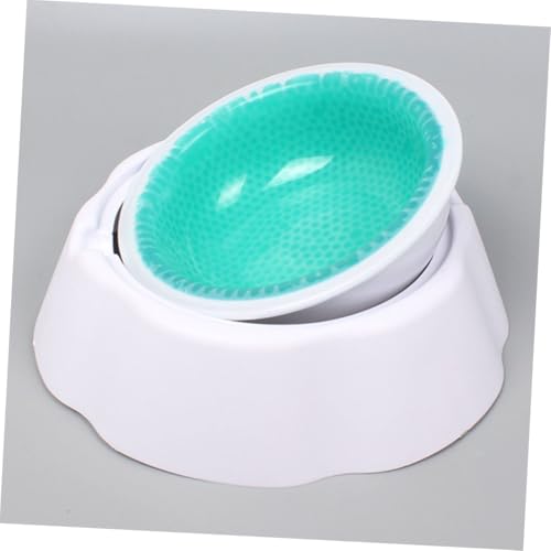 ANDRESLAD Pet Cooler Bowl für Hunde und Katzen Rutschfester Leichter Trinknapf Kompakt und Langlebig zur Abkühlung und Fütterung im Sommer Auslaufsicher und Praktisch für Zuhause von ANDRESLAD