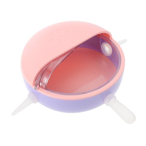 ANDRESLAD Puppy Feeder Kit mit Nippeln Kleiner Tragbarer Welpen Katzenfütterer Glatte Oberfläche für Neugeborene und Kleintiere Praktisches Haustierzubehör für Einfache Reinigung von ANDRESLAD