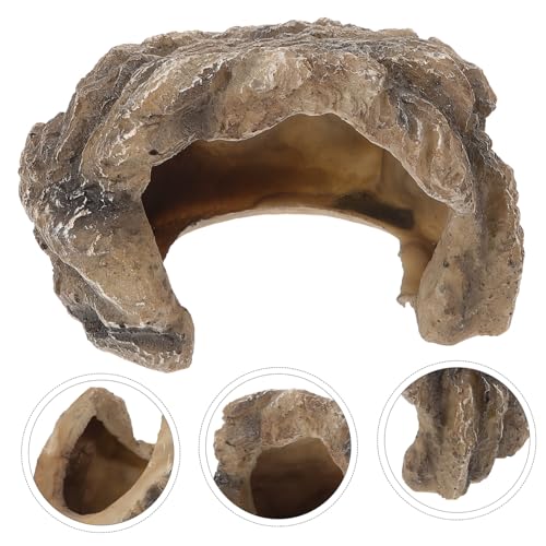 ANDRESLAD Reptilien Höhle aus Resin für Schildkröten und Kleine Echsen Langlebiges Versteck und Sonnenplatz Stressreduzierender Lebensraum Dekoratives Terrarien Zubehör Geeignet für ANDRESLAD Reptilien Höhle aus Resin für Schildkröten und Kleine Echsen Langlebiges Versteck und Sonnenplatz Stressreduzierender Lebensraum Dekoratives Terrarien Zubehör Geeignet für von ANDRESLAD