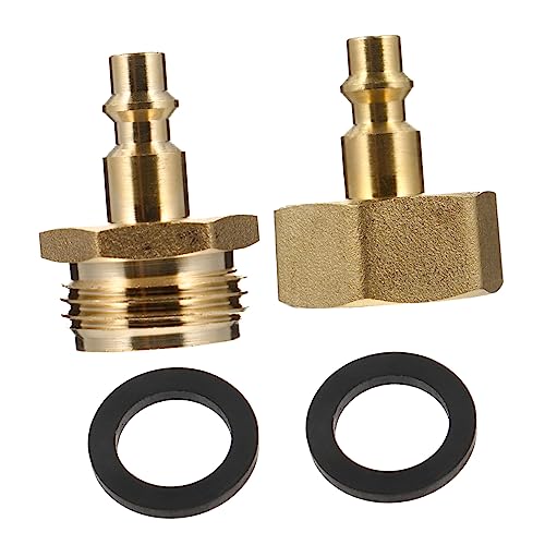 ANDRESLAD Schnellanschluss Wasserhahn Adapter Für Gartenschlauch Erweiterbarer Schlauchverbinder 1/4 Gewinde Kupferverbinder Für Druckluftkompressor Und Bewässerungssysteme ANDRESLAD Schnellanschluss Wasserhahn Adapter Für Gartenschlauch Erweiterbarer Schlauchverbinder 1/4 Gewinde Kupferverbinder Für Druckluftkompressor Und Bewässerungssysteme von ANDRESLAD