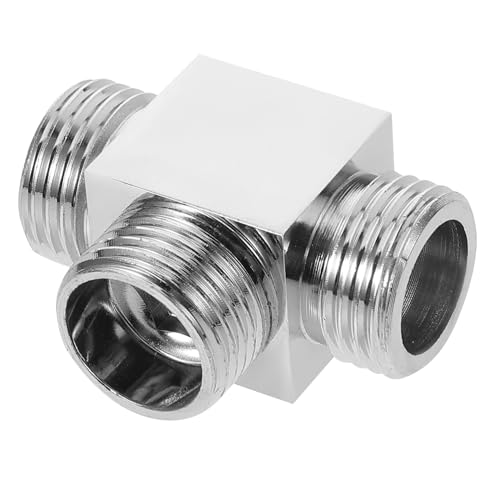 ANDRESLAD Splitter Adapter Kupfer für Waschmaschine Effizienter Umschalter Langlebige Konstruktion Einfache Installation für Wasserrohre von ANDRESLAD