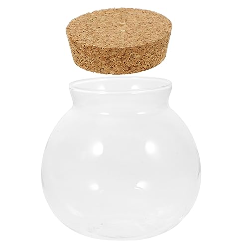 ANDRESLAD Terrarium mit Holzdeckel Klarer Pflanzbehälter für Hydroponik Vielseitige Dekovase für Moos und Micro Landschaften für Wohn und Bürodekoration ANDRESLAD Terrarium mit Holzdeckel Klarer Pflanzbehälter für Hydroponik Vielseitige Dekovase für Moos und Micro Landschaften für Wohn und Bürodekoration von ANDRESLAD