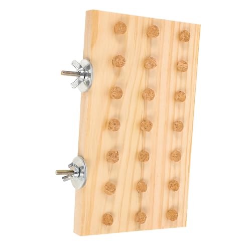 ANDRESLAD Vogel Sitzplattform Holz Langlebiger Kauspielzeug Papagei Stehbrett Stabile Sitzstange für Wellensittiche Nymphensittiche und Kleine Haustiere Einfach zu Montieren Natürliches ANDRESLAD Vogel Sitzplattform Holz Langlebiger Kauspielzeug Papagei Stehbrett Stabile Sitzstange für Wellensittiche Nymphensittiche und Kleine Haustiere Einfach zu Montieren Natürliches von ANDRESLAD